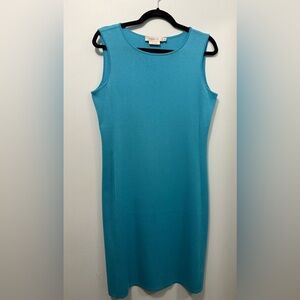 Sleeveless Teal Dress